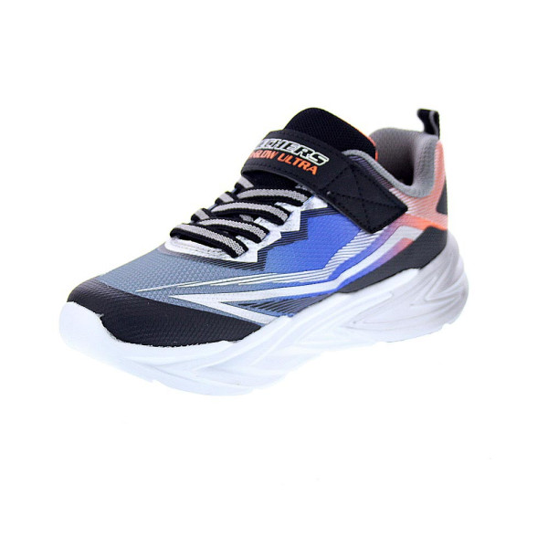 Zapatillas Skechers zapatos Niño modelo Luces Flex Glow Ultra Negro Velcro