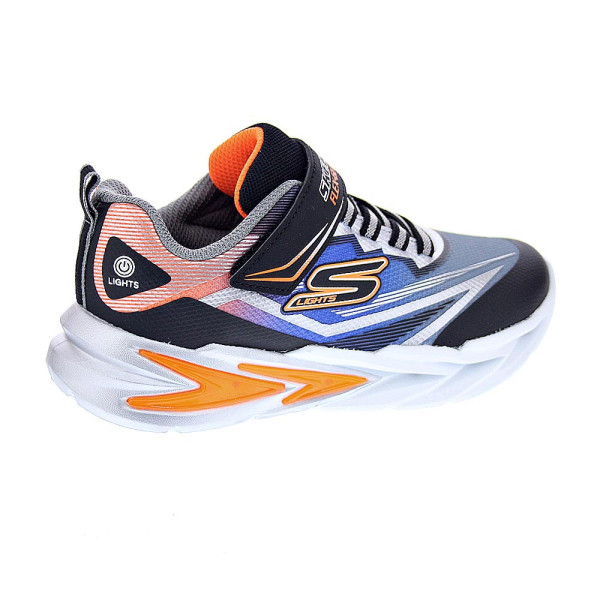Zapatillas Skechers zapatos Niño modelo Luces Flex Glow Ultra Negro Velcro