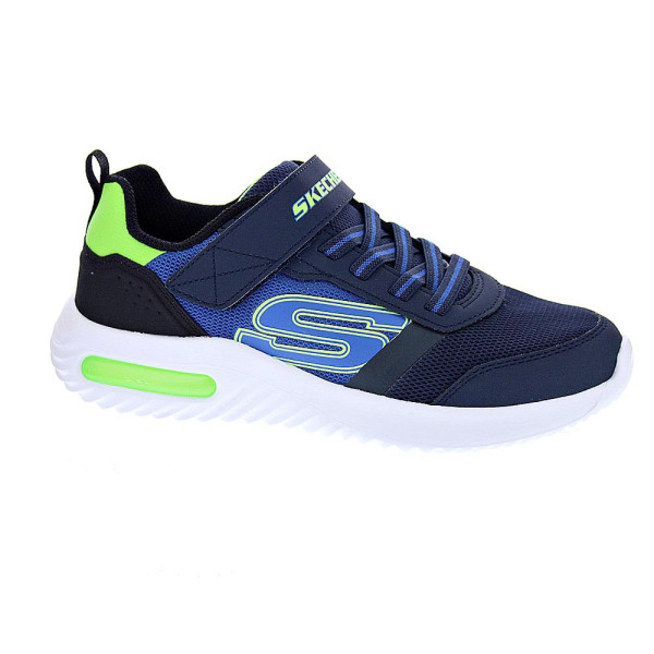 Zapatillas Skechers zapatos Niño modelo Bounder Tech Ultravoid Azul Velcro