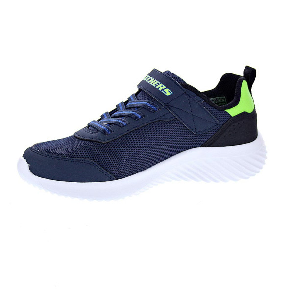 Zapatillas Skechers zapatos Niño modelo Bounder Tech Ultravoid Azul Velcro
