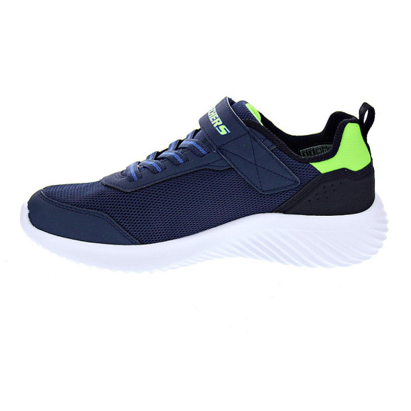 Zapatillas Skechers zapatos Niño modelo Bounder Tech Ultravoid Azul Velcro