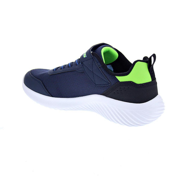 Zapatillas Skechers zapatos Niño modelo Bounder Tech Ultravoid Azul Velcro