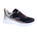 Zapatillas Skechers zapatos Niño modelo Microspec II Zovrix Negro Velcro