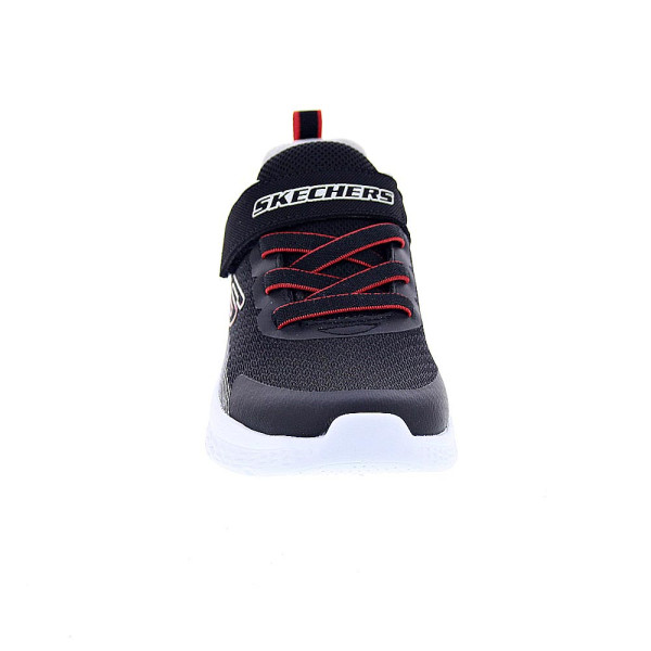 Zapatillas Skechers zapatos Niño modelo Microspec II Zovrix Negro Velcro