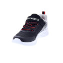 Zapatillas Skechers zapatos Niño modelo Microspec II Zovrix Negro Velcro