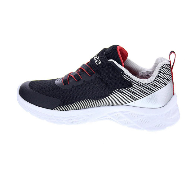 Zapatillas Skechers zapatos Niño modelo Microspec II Zovrix Negro Velcro