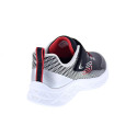 Zapatillas Skechers zapatos Niño modelo Microspec II Zovrix Negro Velcro