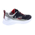 Zapatillas Skechers zapatos Niño modelo Microspec II Zovrix Negro Velcro