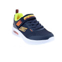 Zapatillas Skechers zapatos Niño modelo Microspec Max Advance Azul Velcro