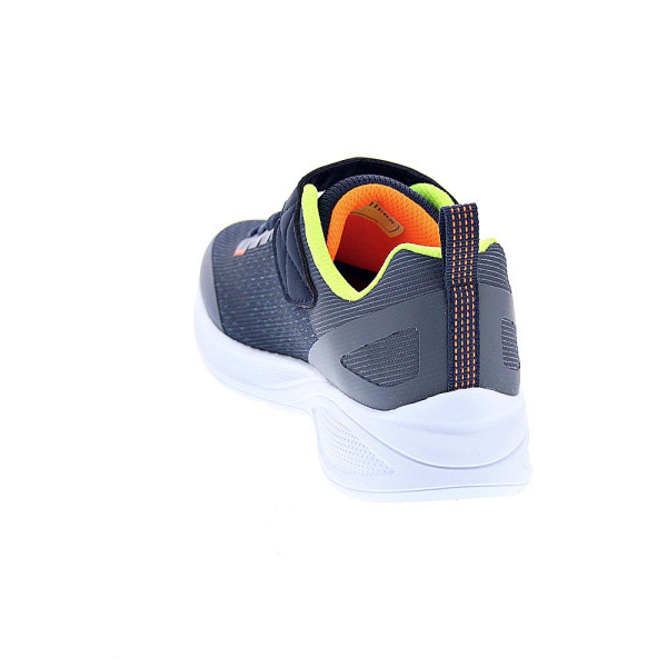 Zapatillas Skechers zapatos Niño modelo Microspec Max Advance Azul Velcro