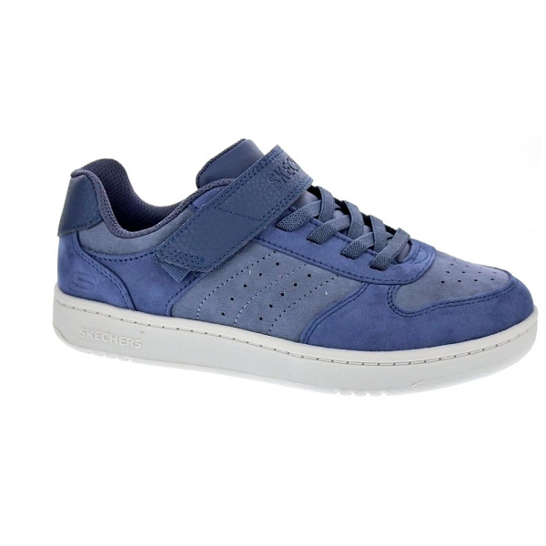 Zapatillas Skechers zapatos Niño modelo Quick Street Azul Velcro
