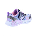 Zapatillas Skechers zapatos Niña modelo Luces Infinite Heart Jewels Azul Velcro