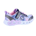 Zapatillas Skechers zapatos Niña modelo Luces Infinite Heart Jewels Azul Velcro