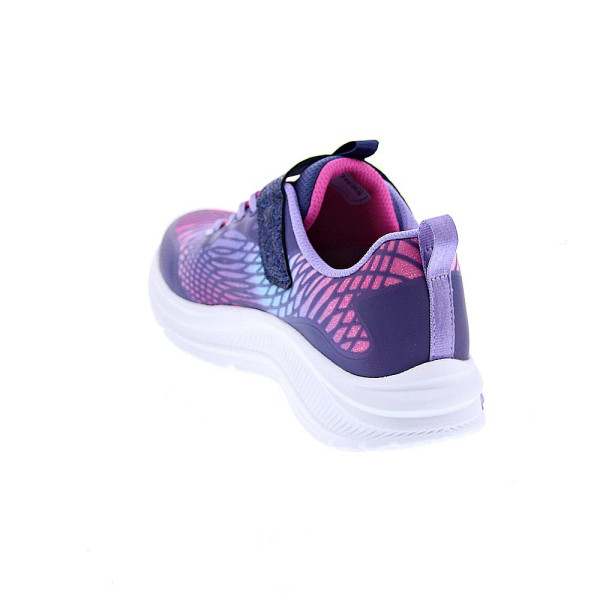 Zapatillas Skechers zapatos Niña modelo Luces Rainbow Cruisers Violeta Velcro