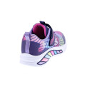 Zapatillas Skechers zapatos Niña modelo Luces Rainbow Cruisers Violeta Velcro