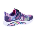 Zapatillas Skechers zapatos Niña modelo Luces Rainbow Cruisers Violeta Velcro