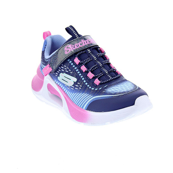 Zapatillas Skechers zapatos Niña modelo Tide Tech Azul Velcro