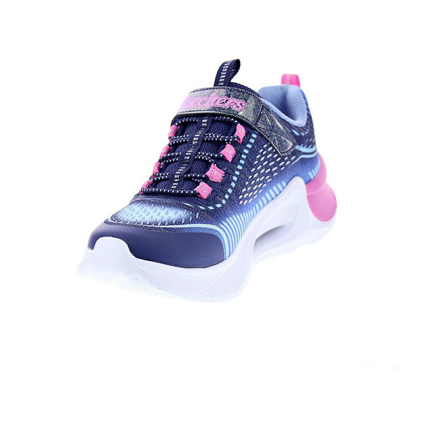 Zapatillas Skechers zapatos Niña modelo Tide Tech Azul Velcro