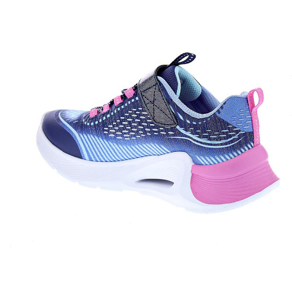 Zapatillas Skechers zapatos Niña modelo Tide Tech Azul Velcro