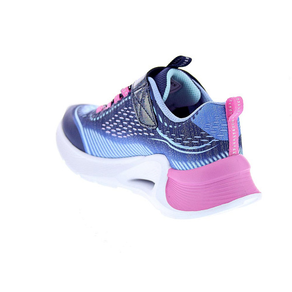 Zapatillas Skechers zapatos Niña modelo Tide Tech Azul Velcro