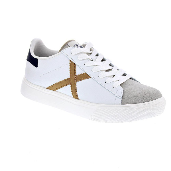 Zapatillas Munich zapatos Hombre modelo Rete 79 Blanco Cordón