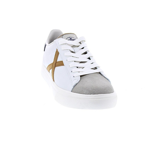 Zapatillas Munich zapatos Hombre modelo Rete 79 Blanco Cordón