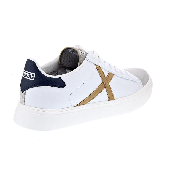 Zapatillas Munich zapatos Hombre modelo Rete 79 Blanco Cordón