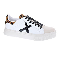 Zapatillas Munich zapatos Mujer modelo Rete Sky 80 Blanco Cordón 2