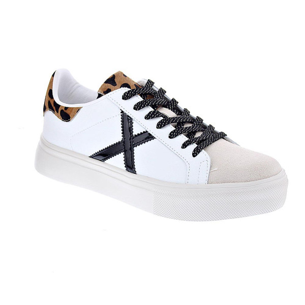 Zapatillas Munich zapatos Mujer modelo Rete Sky 80 Blanco Cordón