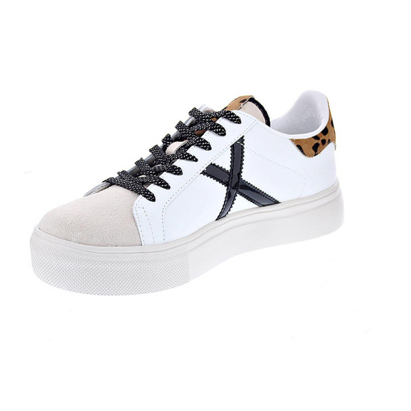 Zapatillas Munich zapatos Mujer modelo Rete Sky 80 Blanco Cordón