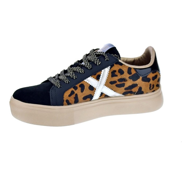 Zapatillas Munich zapatos Mujer modelo Rete Sky 82 Negro Cordón