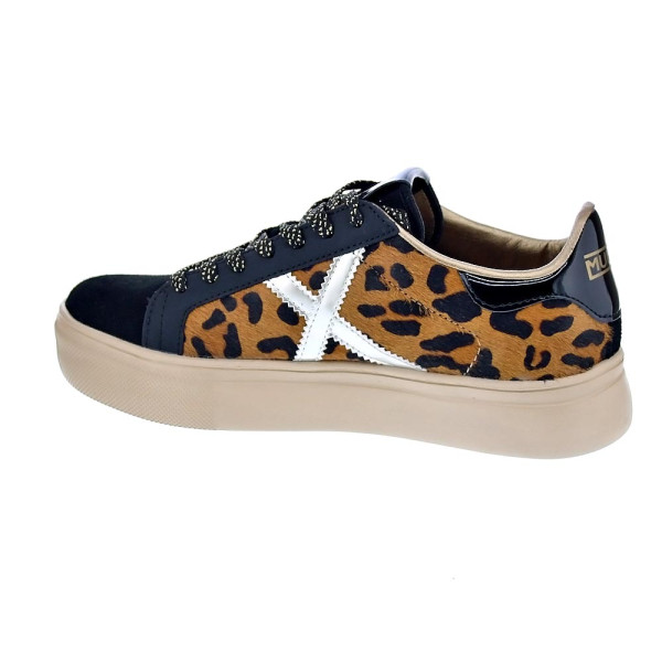 Zapatillas Munich zapatos Mujer modelo Rete Sky 82 Negro Cordón