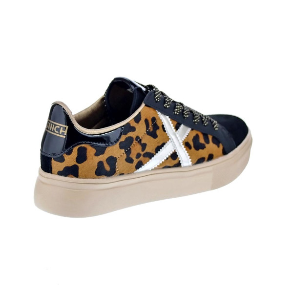 Zapatillas Munich zapatos Mujer modelo Rete Sky 82 Negro Cordón