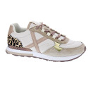 Zapatillas Munich zapatos Mujer modelo Sunset 61 Beige Cordón