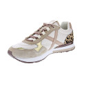 Zapatillas Munich zapatos Mujer modelo Sunset 61 Beige Cordón