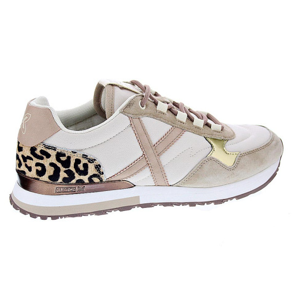 Zapatillas Munich zapatos Mujer modelo Sunset 61 Beige Cordón