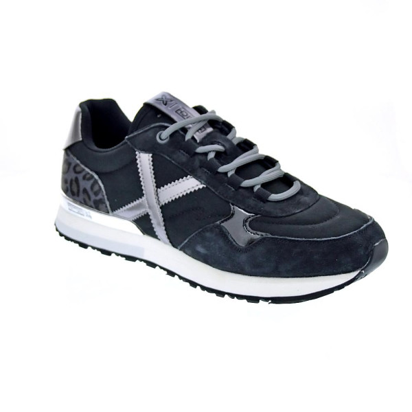Zapatillas Munich zapatos Mujer modelo Sunset 62 Negro Cordón
