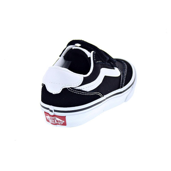 Zapatillas Vans zapatos Niño modelo Brooklyn Ls Negro Velcro