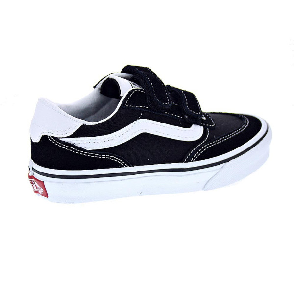 Zapatillas Vans zapatos Niño modelo Brooklyn Ls Negro Velcro