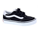 Zapatillas Vans zapatos Niño modelo Brooklyn LS Negro Velcro