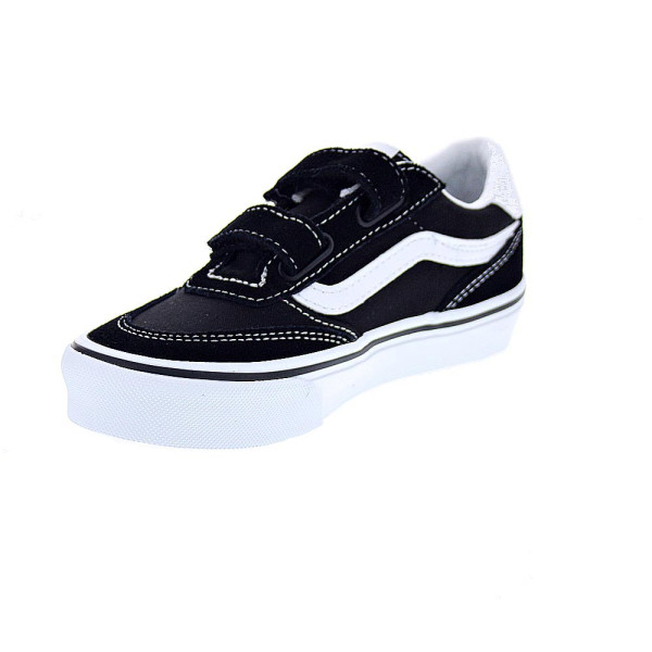 Zapatillas Vans zapatos Niño modelo Brooklyn LS Negro Velcro