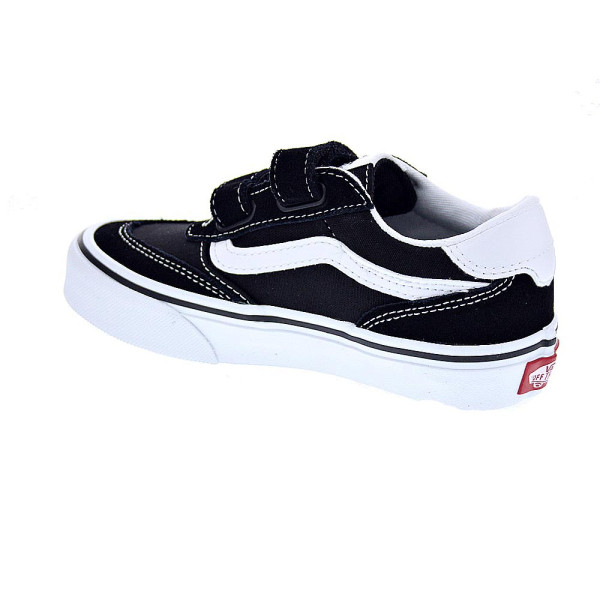 Zapatillas Vans zapatos Niño modelo Brooklyn LS Negro Velcro