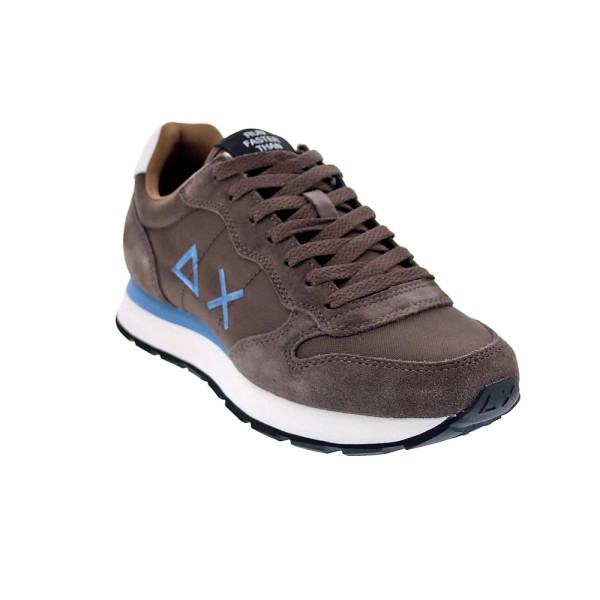 Zapatillas Sun68 AX zapatos Hombre modelo Tom Solid Marrón Cordón