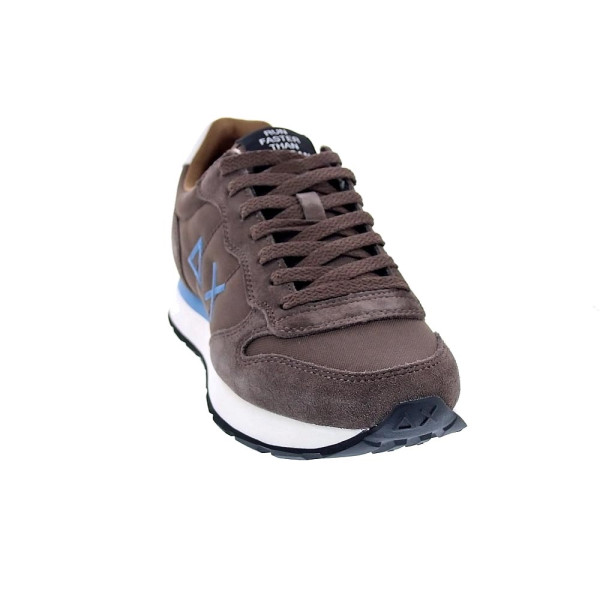 Zapatillas Sun68 AX zapatos Hombre modelo Tom Solid Marrón Cordón
