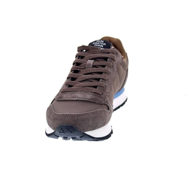 Zapatillas Sun68 AX zapatos Hombre modelo Tom Solid Marrón Cordón
