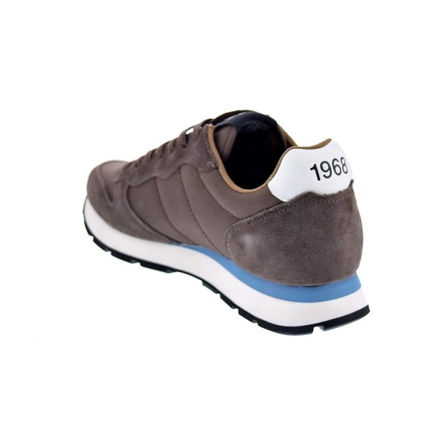 Zapatillas Sun68 AX zapatos Hombre modelo Tom Solid Marrón Cordón