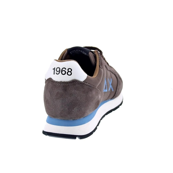 Zapatillas Sun68 AX zapatos Hombre modelo Tom Solid Marrón Cordón