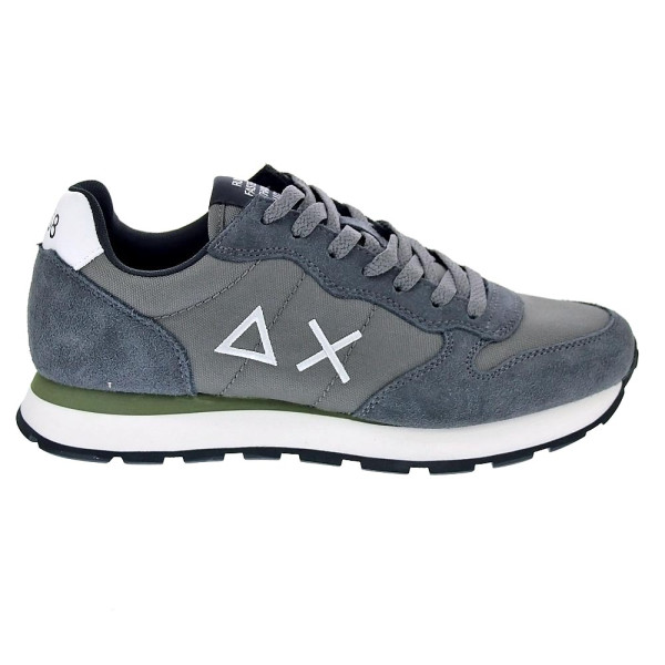 Zapatillas Sun68 AX zapatos Hombre modelo Tom Solid Gris Cordón