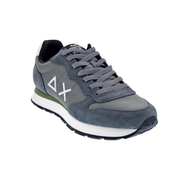 Zapatillas Sun68 AX zapatos Hombre modelo Tom Solid Gris Cordón