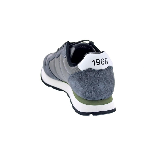 Zapatillas Sun68 AX zapatos Hombre modelo Tom Solid Gris Cordón